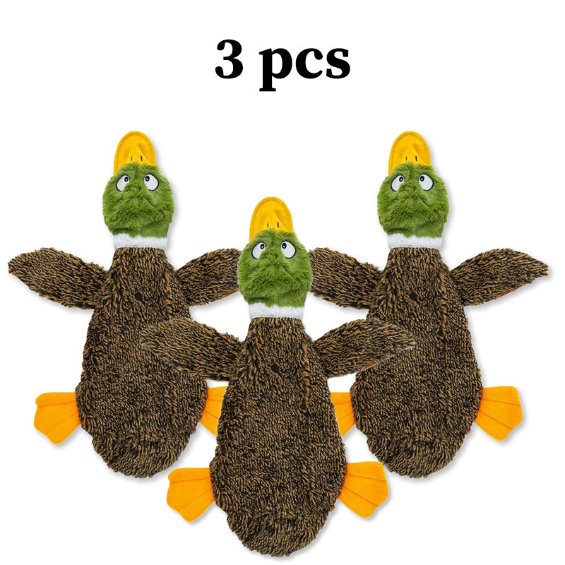 2025 Best Pet Supplies 2-in-1 Skin Stuffless Dog๐ Squeaky Toy