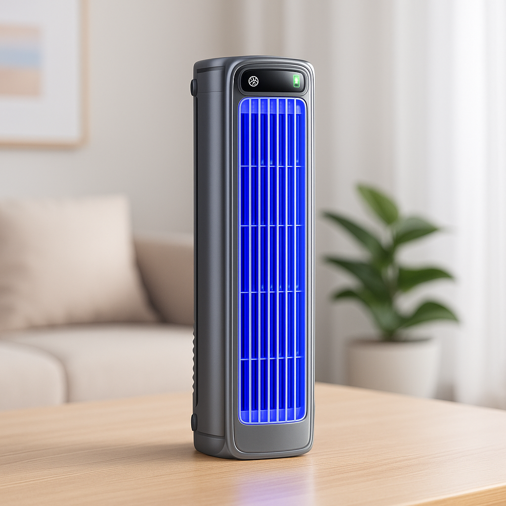 AIRINA™ Portable Air Conditioning Cooling Fan (with 3 Speeds and LED Touch Screen)