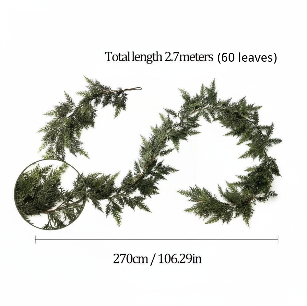 🎄Christmas Sale - 59% OFF🎁 Realistic Christmas Cedar Garland for Holiday Decor