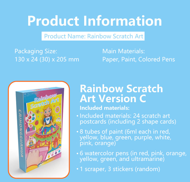 🖼️DIY Rainbow Scratch-tastic Adventure🚀