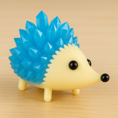 Hedgie Crystal Growing Kit – Colorful Hedgehog with Sparkly Crystals in 24H