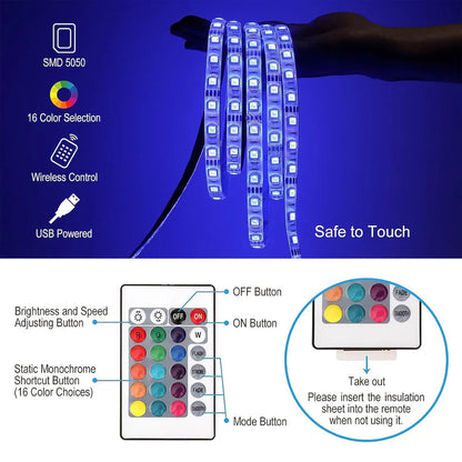 🎅 Christmas Sale - 50% OFF 🎁 Smart Waterproof LED Strip Lights for Indoor & Outdoor Decor