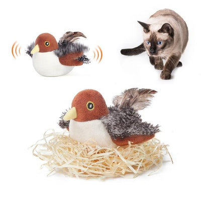 Interactive Chirping Bird Cat Toy -Say Goodbye to Loneliness, Hello to Instinct! 🐾