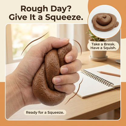 Squish Happens! Funny Poop Squishy Toy – Your New Favorite Desk Buddy