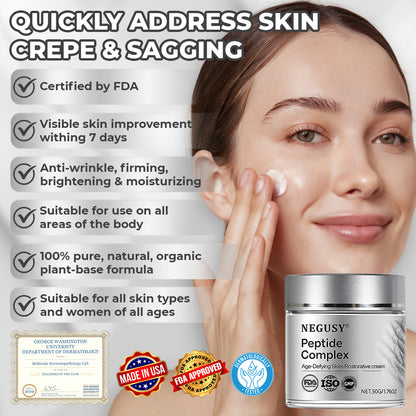 🧬𝑁𝐸𝐺𝑈𝑆𝑌® 𝑃𝑒𝑝𝑡𝑖𝑑𝑒 𝐶𝑜𝑚𝑝𝑙𝑒𝑥 𝐴𝑔𝑒-𝐷𝑒𝑓𝑦𝑖𝑛𝑔 𝑆𝑘𝑖𝑛 𝑅𝑒𝑠𝑡𝑜𝑟𝑎𝑡𝑖𝑣𝑒 𝐶𝑟𝑒𝑎𝑚
