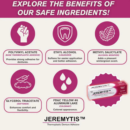 🦷[Official Brand Store] JEREMYTIS™ Thermoplastic Denture Adhesive