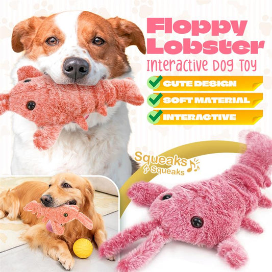 🔥Last Day Promotion 49% OFF 🐕Floppy Lobster Funny Plush Toy for Pets