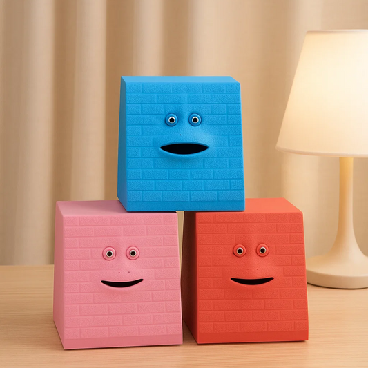 Face Coin Bank - The Greedy Coin-Eating Fun Coin Bank