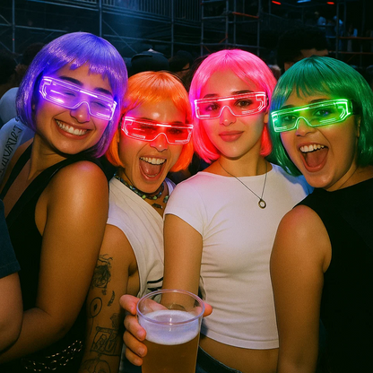 🔥𝐋𝐄𝐃 𝐋𝐮𝐦𝐢𝐧𝐨𝐮𝐬 𝐆𝐥𝐚𝐬𝐬𝐞𝐬 𝐏𝐚𝐫𝐭𝐲 𝐁𝐚𝐫 𝐃𝐢𝐬𝐜𝐨 𝐏𝐮𝐧𝐤 𝐆𝐥𝐚𝐬𝐬𝐞𝐬 𝐅𝐮𝐭𝐮𝐫𝐢𝐬𝐭𝐢𝐜 𝐒𝐭𝐲𝐥𝐞 𝐅𝐞𝐬𝐭𝐢𝐯𝐚𝐥 𝐆𝐨𝐠𝐠𝐥𝐞𝐬 𝐃𝐞𝐜𝐨𝐫𝐚𝐭𝐢𝐨𝐧 𝐆𝐢𝐟𝐭𝐬