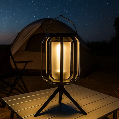 Kaliiqo™ Solar-Powered Flame Flicker Camping Lantern