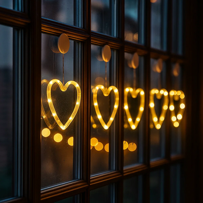 🎄 Christmas Flash Deal 🎁 49% OFF ✨ LED Suction Cup Christmas Lights — Cozy Holiday Home Décor!