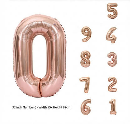 🎉✨2026  Large Foil Number Balloons – 🎆Perfect for Graduation  & New Year Party Decor