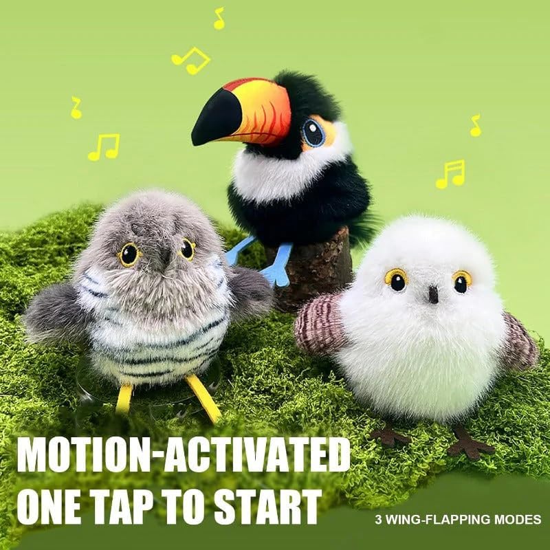 💥Last day for 50% off-🔥Rechargeable Flapping Bird Cat Toy