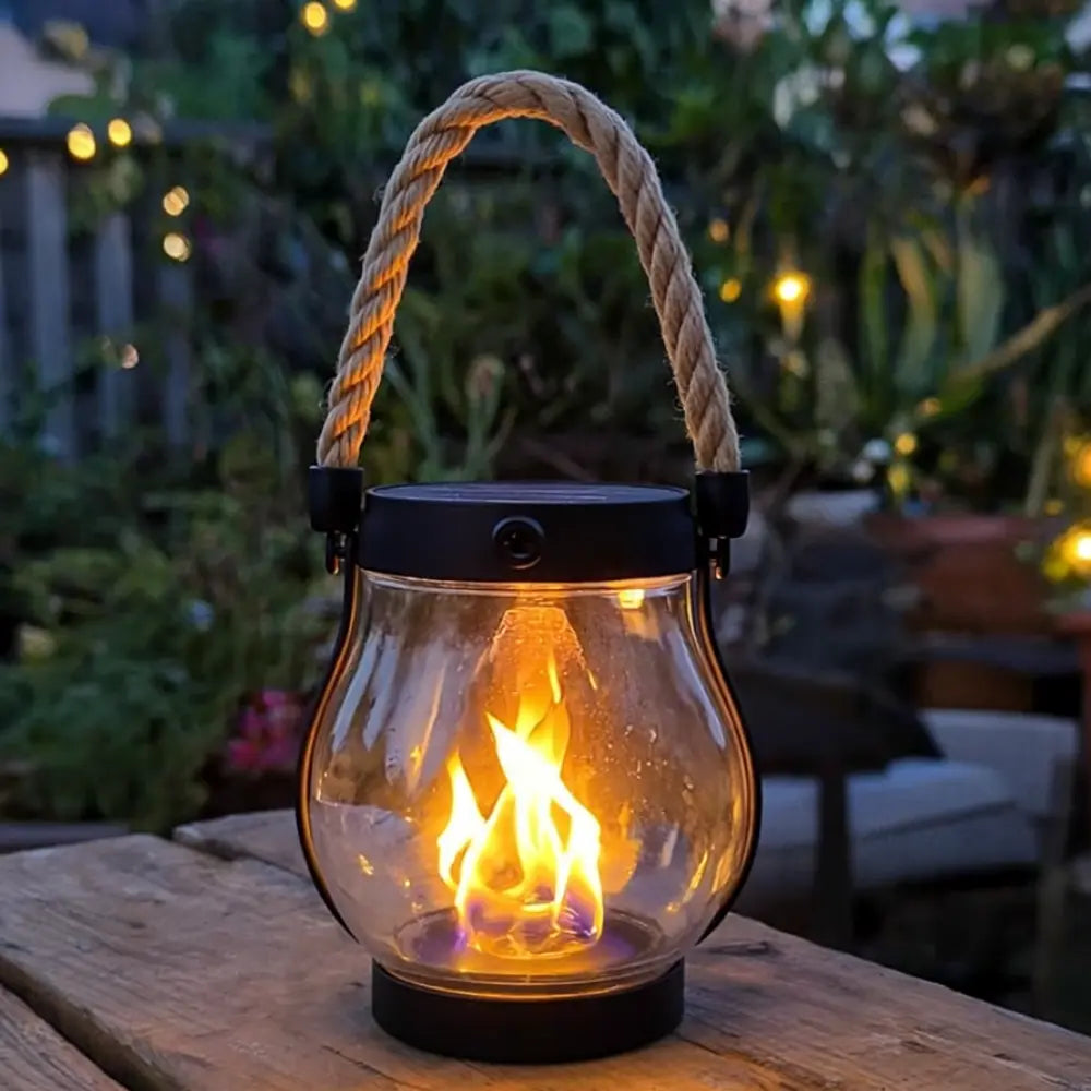 Halloween Sale 49% OFF 🎃 Kaliiqo™ – Flickering Flame Solar Lantern Outdoor Lights