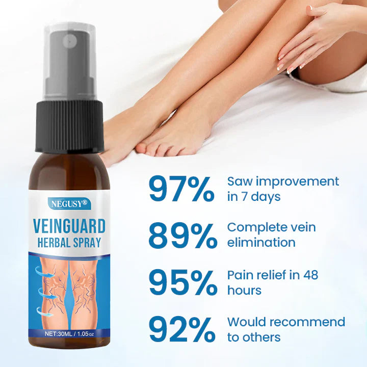 🌿NEGUSY® VeinGuard Herbal Spray-✅𝗖𝗹𝗶𝗻𝗶𝗰𝗮𝗹𝗹𝘆 𝗽𝗿𝗼𝘃𝗲𝗻 𝘁𝗼 𝗲𝗹𝗶𝗺𝗶𝗻𝗮𝘁𝗲 𝘃𝗮𝗿𝗶𝗰𝗼𝘀𝗲 𝘃𝗲𝗶𝗻𝘀 𝗶𝗻 𝗷𝘂𝘀𝘁 7 𝗱𝗮𝘆𝘀!
