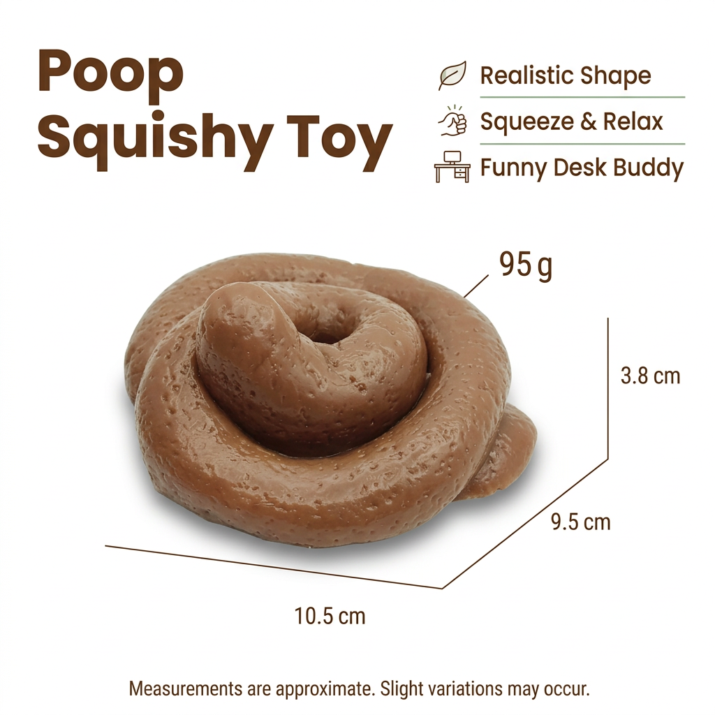 Squish Happens! Funny Poop Squishy Toy – Your New Favorite Desk Buddy