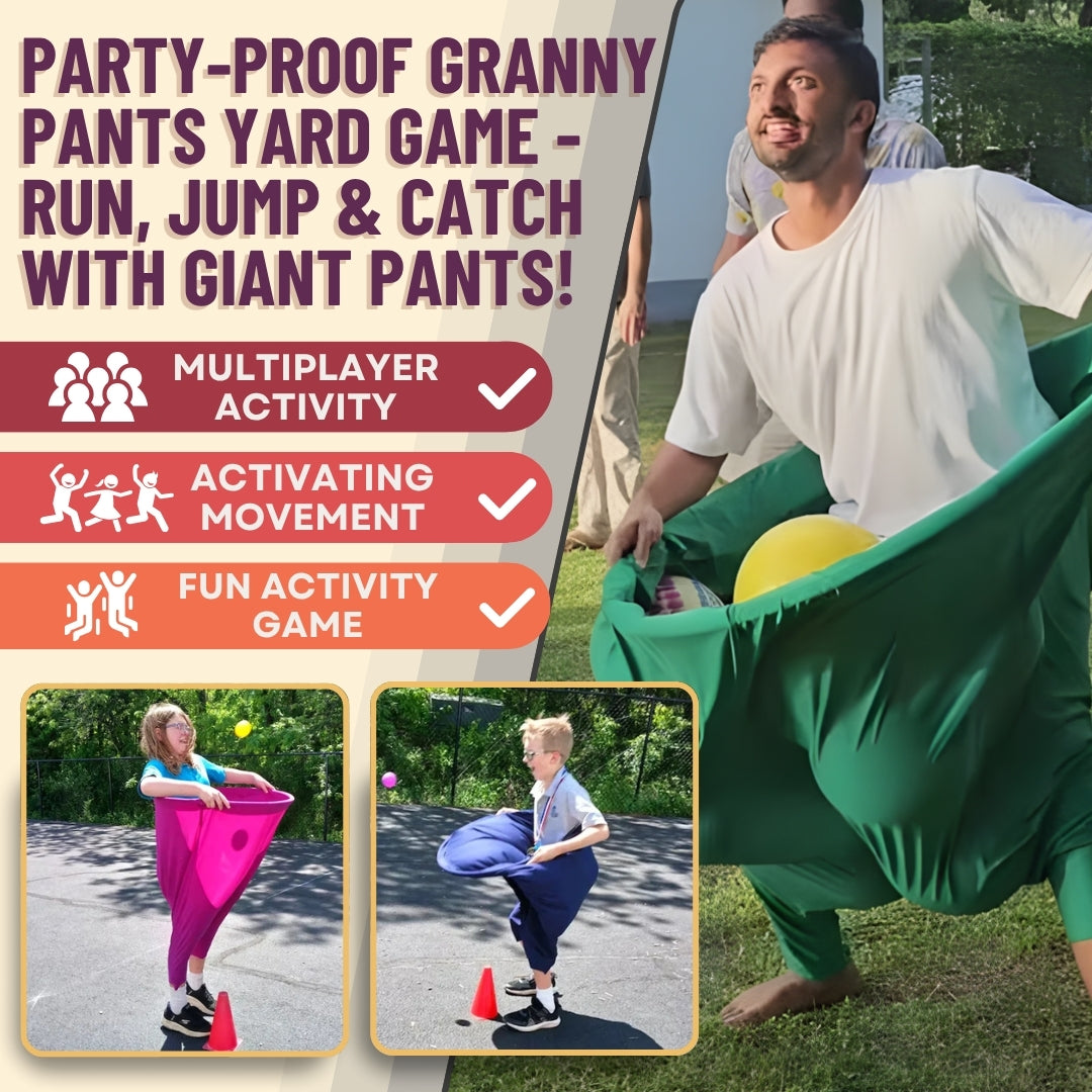 🔥Granny Pants Party Rush Yard Game - The Ultimate Backyard Party Game