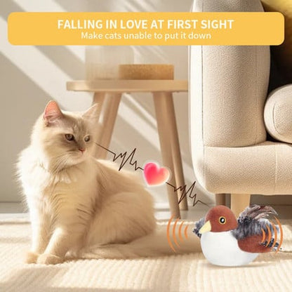 Interactive Chirping Bird Cat Toy -Say Goodbye to Loneliness, Hello to Instinct! 🐾