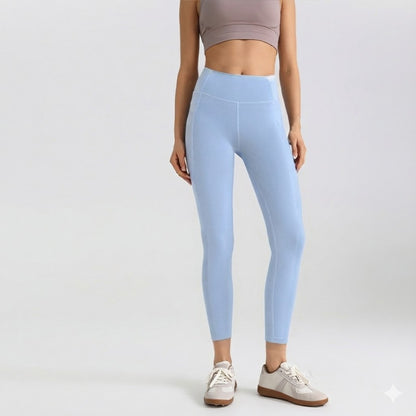 High Waisted Leggings for Women with Pockets – Soft Tummy Control Active Pants for Yoga, Running & Daily Wear