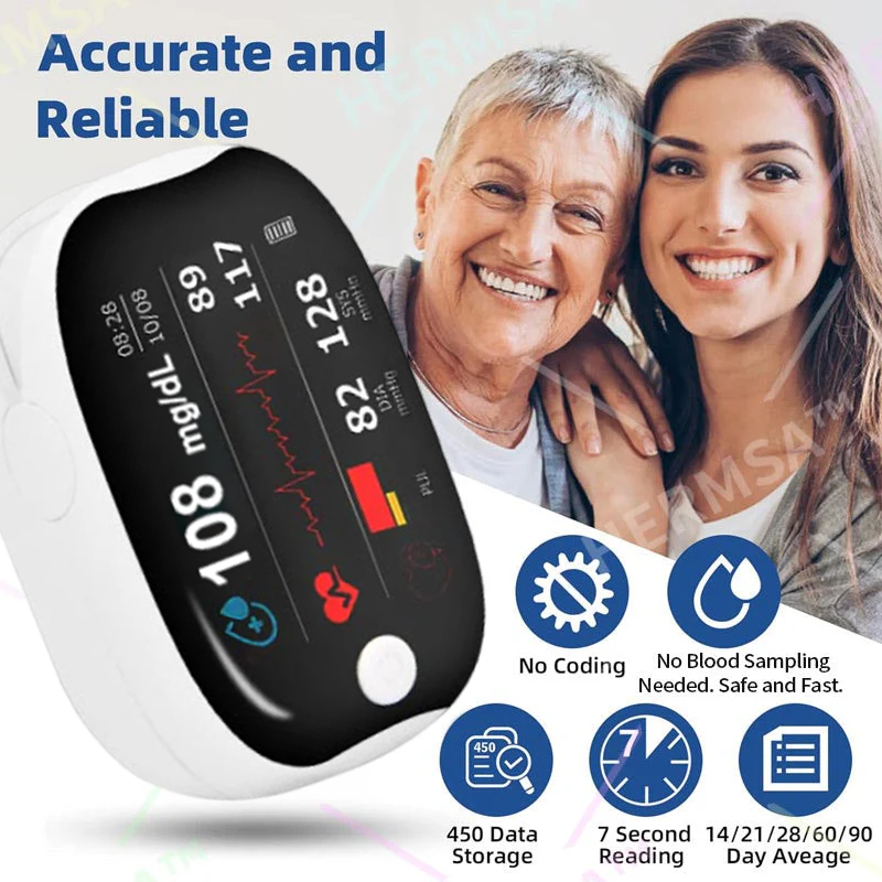 [OFFICIAL STORE] JEREMYTIS™ High-Precision Multi-Purpose Non-Invasive Medical Device(For Blood Glucose, Blood Oxygen, and Blood Pressure Monitoring)[99.9% Accuracy]