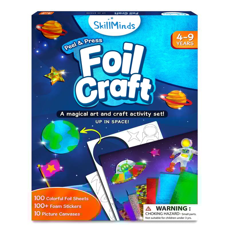 🔥LAST DAY 55% OFF - Foil Art & Craft Activity 🤲💓No Mess Art Kit