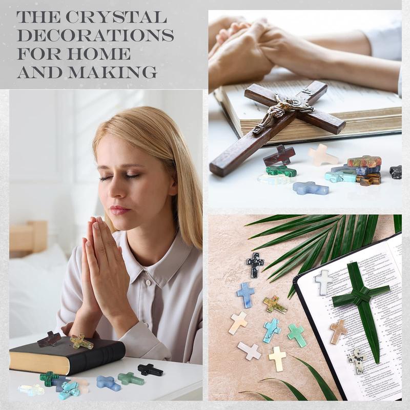 ✝️ Handmade Natural Crystal Crosses