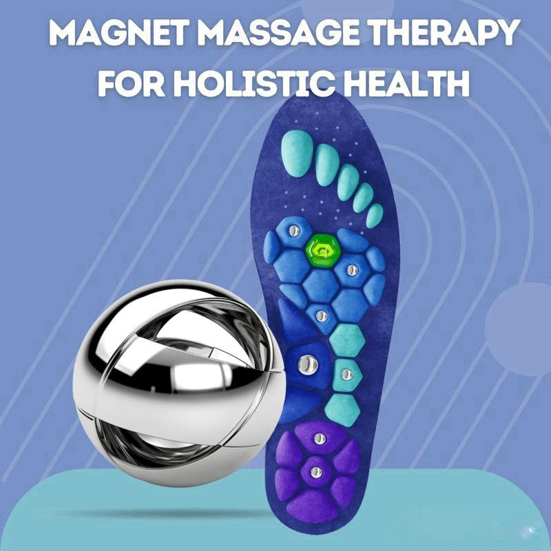 Orthopaedic magnetic acupressure insole