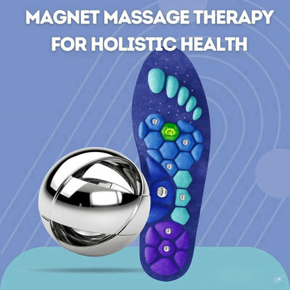 Orthopaedic magnetic acupressure insole