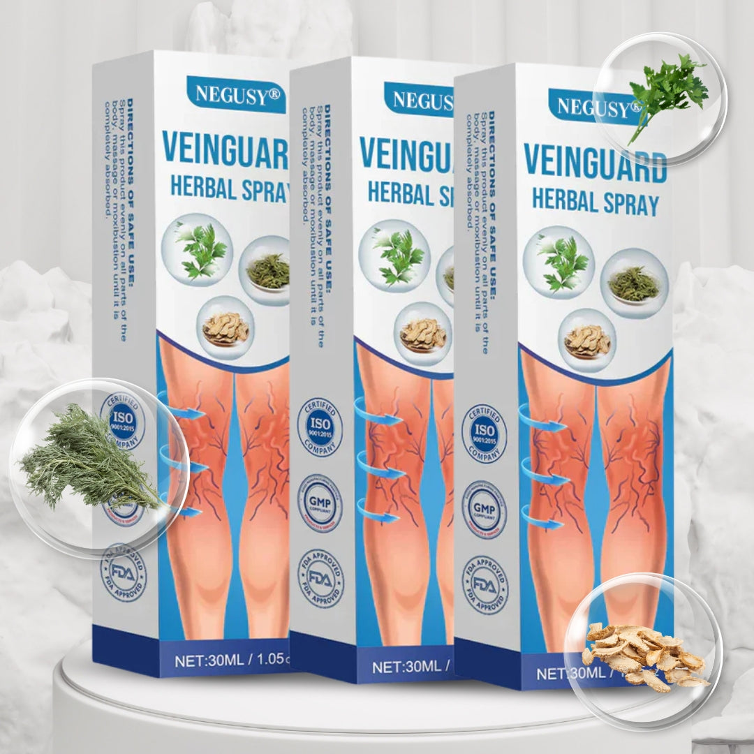 🌿NEGUSY® VeinGuard Herbal Spray-✅𝗖𝗹𝗶𝗻𝗶𝗰𝗮𝗹𝗹𝘆 𝗽𝗿𝗼𝘃𝗲𝗻 𝘁𝗼 𝗲𝗹𝗶𝗺𝗶𝗻𝗮𝘁𝗲 𝘃𝗮𝗿𝗶𝗰𝗼𝘀𝗲 𝘃𝗲𝗶𝗻𝘀 𝗶𝗻 𝗷𝘂𝘀𝘁 7 𝗱𝗮𝘆𝘀!