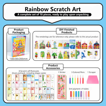 🖼️DIY Rainbow Scratch-tastic Adventure🚀