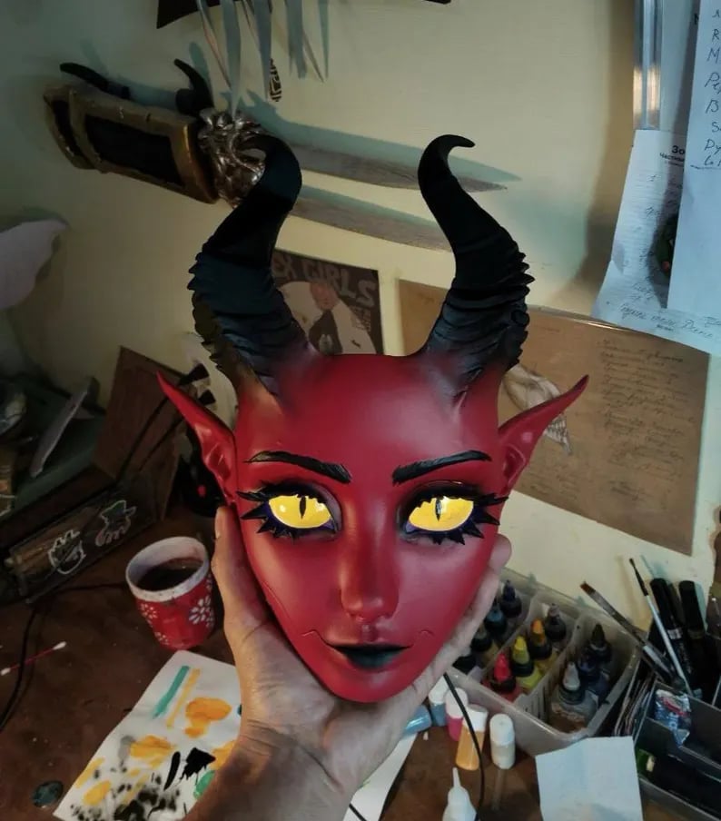 🔥LAST DAY 49% OFF - 🎭Babydoll Mask: Quality and adjustable for comfort😈