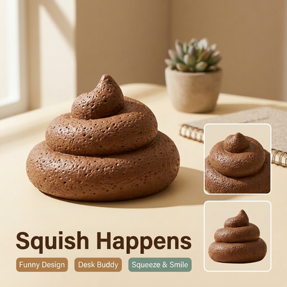 Squish Happens! Funny Poop Squishy Toy – Your New Favorite Desk Buddy