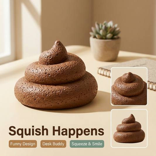 Squish Happens! Funny Poop Squishy Toy – Your New Favorite Desk Buddy