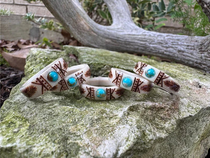 🔥💍Exquisitely Hand-Carved Ring 🌏Made from Natural Materials