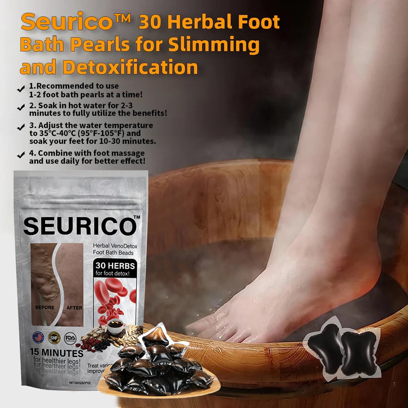 🌿Seurico™ Herbal VenoDetox Foot Bath Beads🌲(𝐋𝐀𝐍𝐀 𝐂𝐞𝐫𝐭𝐢𝐟𝐢𝐜𝐚𝐭𝐢𝐨𝐧，𝗟𝘆𝗺𝗽𝗵𝗮𝘁𝗶𝗰 𝗔𝘀𝘀𝗼𝗰𝗶𝗮𝘁𝗶𝗼𝗻 𝗼𝗳 𝗔𝗺𝗲𝗿𝗶𝗰𝗮)