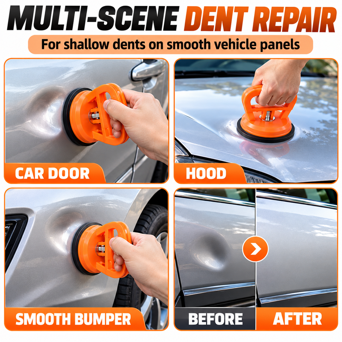 Skip the Body Shop – Powerful Suction Car Dent Puller for Quick DIY Dent Repair