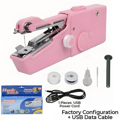 Handheld Sewing Machine Cordless Portable Electric Stitching Device