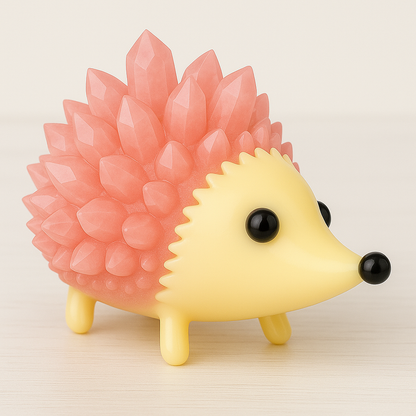 Hedgie Crystal Growing Kit – Colorful Hedgehog with Sparkly Crystals in 24H
