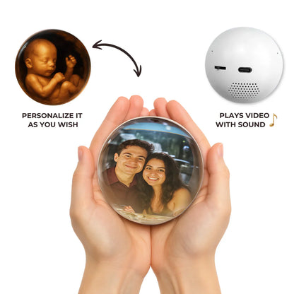 DIY Custom Memory Sphere Lamp Digital Picture Frames
