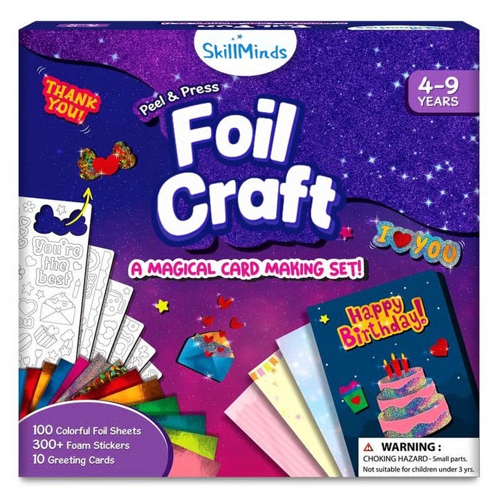 🔥LAST DAY 55% OFF - Foil Art & Craft Activity 🤲💓No Mess Art Kit