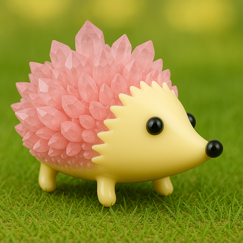 Hedgie Crystal Growing Kit – Colorful Hedgehog with Sparkly Crystals in 24H