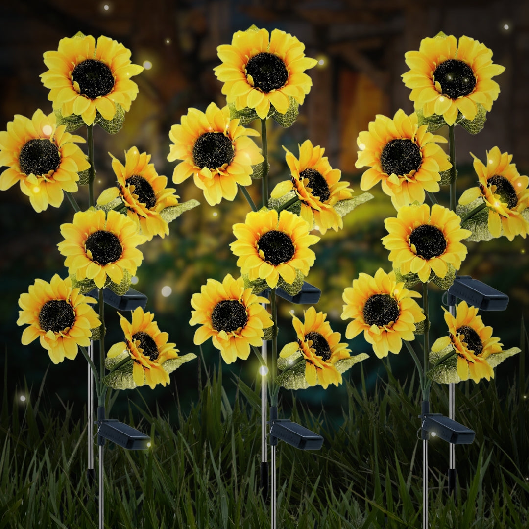 🌞Women's Equality Day - Solar LED Sunflower Garden Lights-29.6inch/75cm