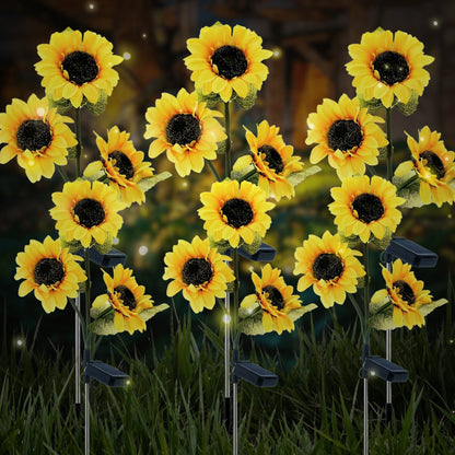 🌞Women's Equality Day - Solar LED Sunflower Garden Lights-29.6inch/75cm