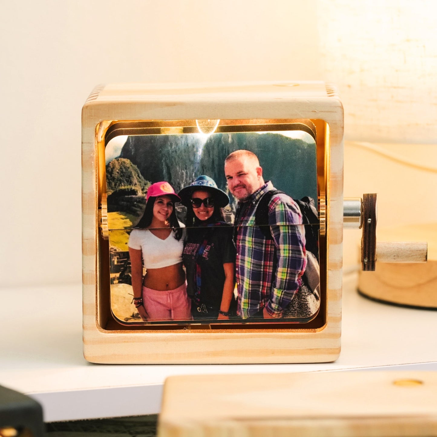 Flip Photo Box – Customizable Memory Album