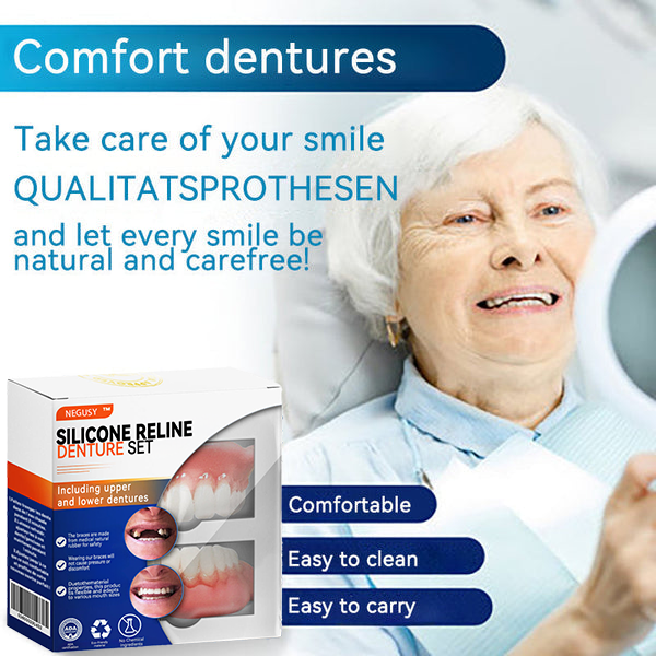 NEGUSY™ Silicone Denture Ruler Set (👩‍⚕️ADA Compliant Approved By Professional Dentists)