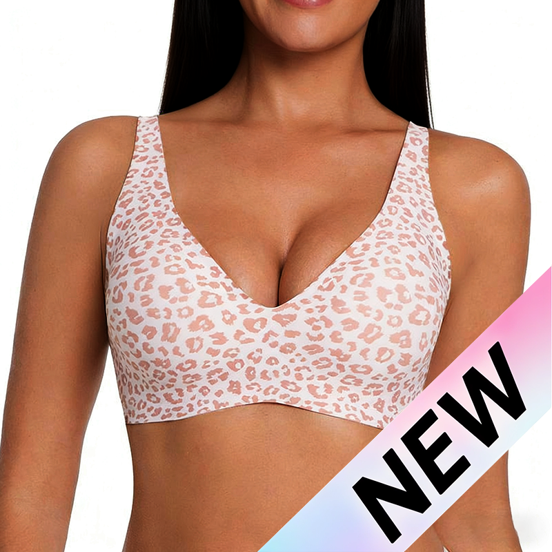 Wireless Deep V Push-Up Bralette — Ultra-Soft Comfort T-Shirt Bra