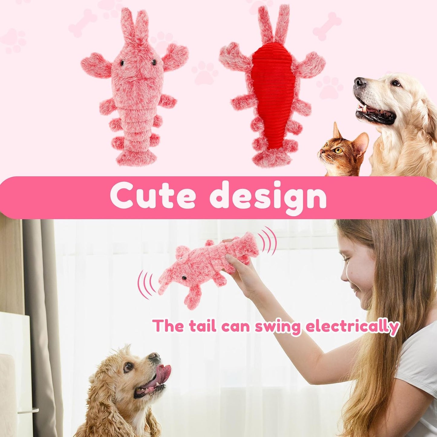 Floppy Lobster - Interactive Dog Toy