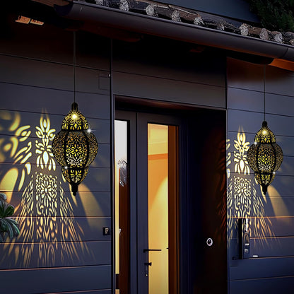 Luxury Baroque Moroccan Style Hollow Projection Lantern