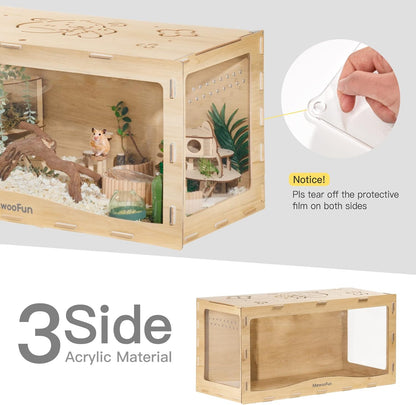 Wooden Hamster Cage
