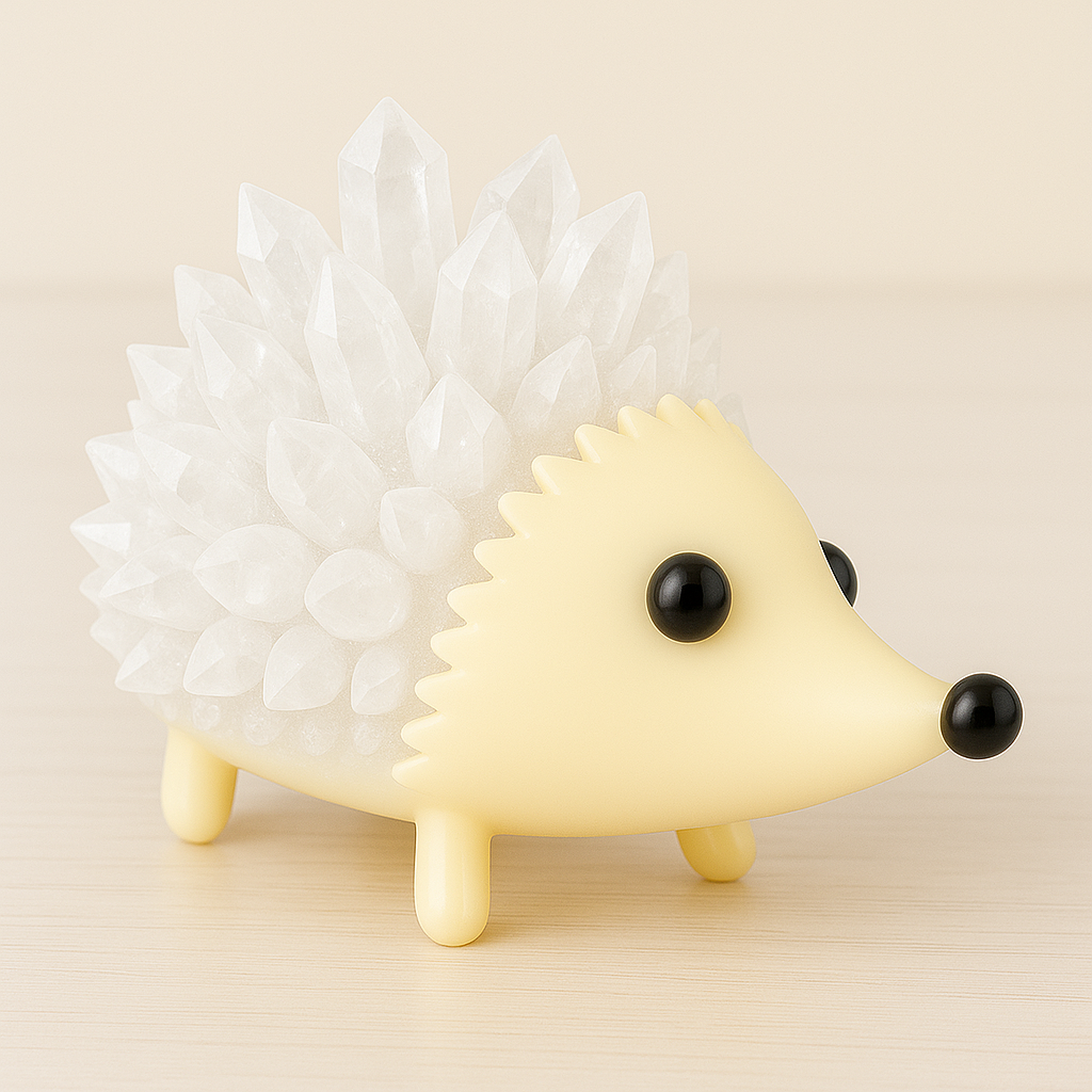 Hedgie Crystal Growing Kit – Colorful Hedgehog with Sparkly Crystals in 24H